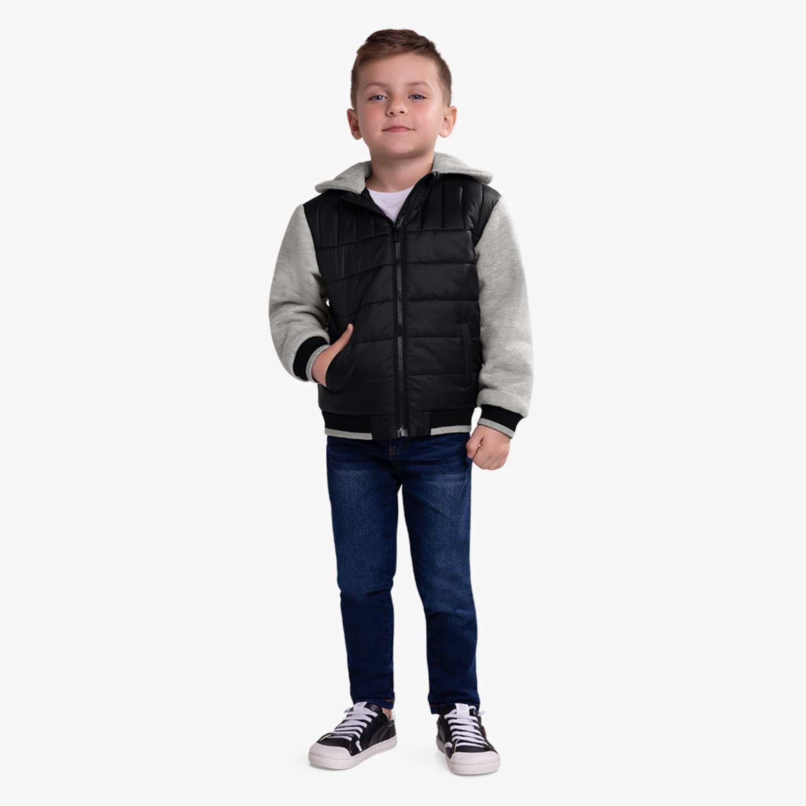 Jaqueta Infantil Menino Milon Preto - Marca Milon