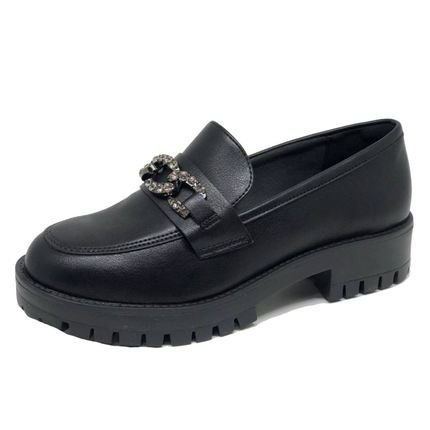 Loafer Mocassim Feminino Pedraria Via Marte 083-005 - Marca Via Marte