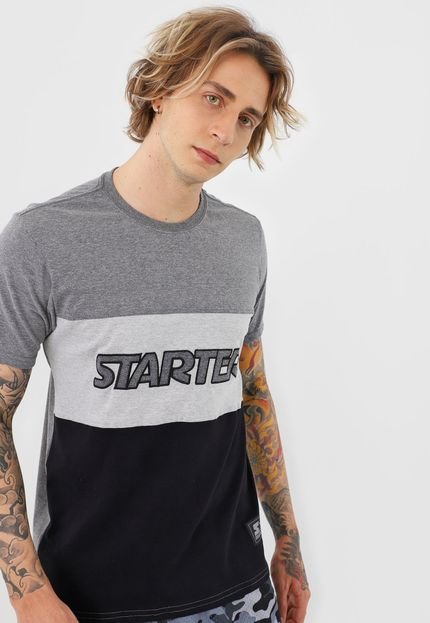 Camiseta S Starter Logo Cinza - Marca S Starter