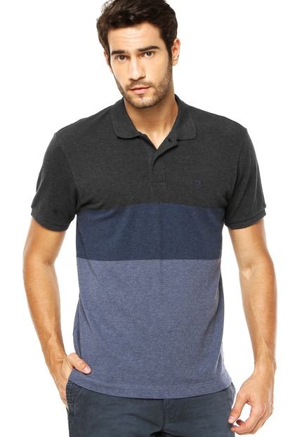 Camisa Polo Richards Azul - Marca Richards