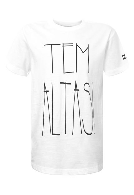 Camiseta Billabong Altas Pj Infantil Branca - Marca Billabong