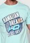 Camiseta HD Hawaiian Dreams Lettering Verde - Marca HD Hawaiian Dreams