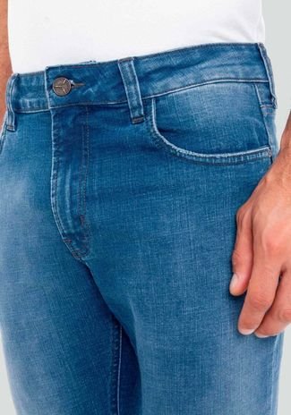 Calça Jeans Masculina Slim Clima Control