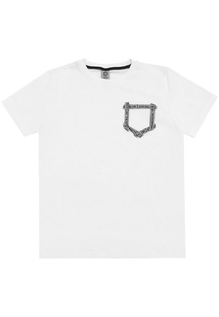 Camiseta Cativa Teens Menino Lisa Branca - Marca Cativa Teens