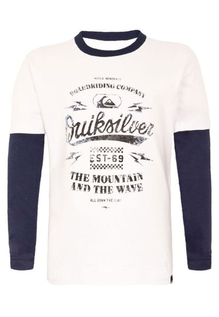Blusa Quiksilver Inf Time Tunnel Branca - Marca Quiksilver