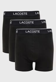 Pack 3 Boxer Lacoste Negro