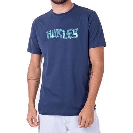 Camiseta Hurley Effect Masculina Azul Marinho - Marca Hurley