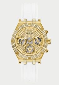 Reloj Heiress Sparkly Gold Tone Blanco Guess