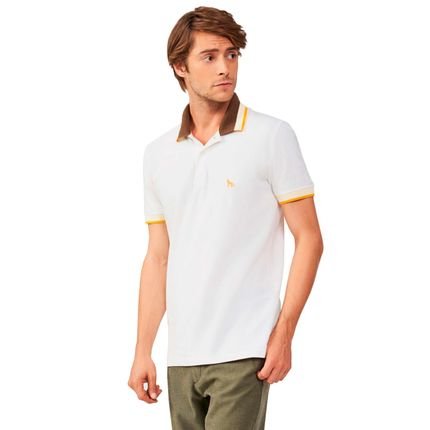 Camisa Polo Acostamento Details IN23 Off White Masculino - Marca Acostamento