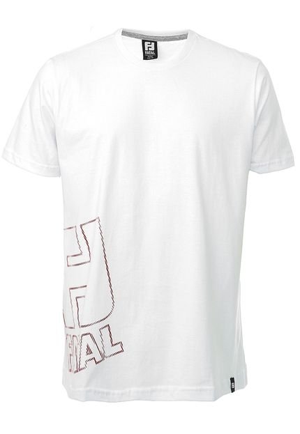 Camiseta Fatal Estampa Branco - Marca Fatal