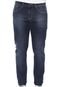 Calça Jeans Aleatory Skinny Estonada Azul-Marinho - Marca Aleatory