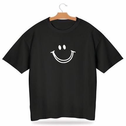 Camiseta Preta Estampa Personalizada Verão Manga Curta P ao G4 - Marca CFAstore