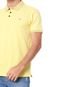 Camisa Polo Aramis Reta Estampada Amarela - Marca Aramis
