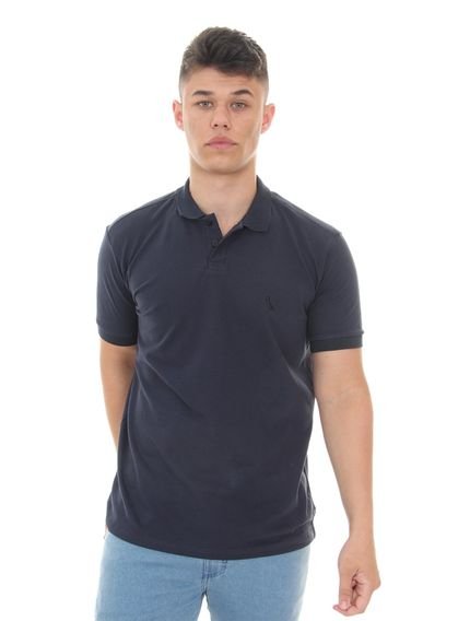 Polo Reserva Masculina Pima Cotton Piquet Azul Marinho - Marca Reserva