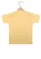 Camiseta Elian Manga Curta Menino Amarela - Marca Elian
