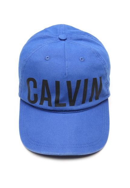 Boné Calvin Klein Logo Azul - Marca Calvin Klein