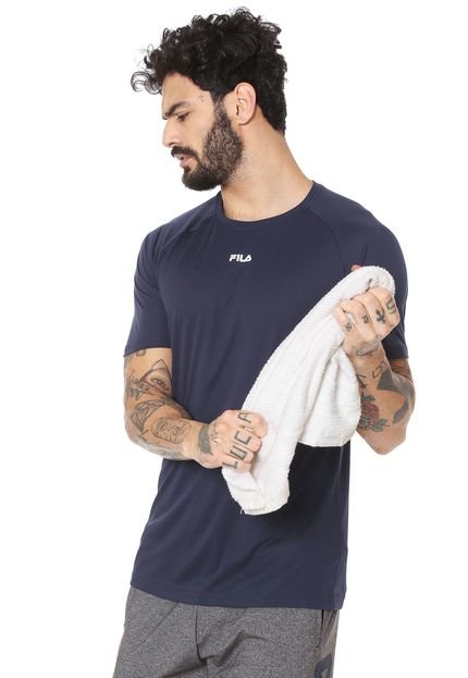 Camiseta Fila Basic Train Azul-marinho - Marca Fila