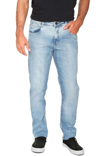 Calça Jeans Polo Wear Slim Estonada Azul - Marca Polo Wear