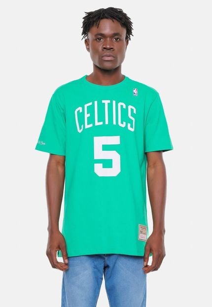 Camiseta Mitchell & Ness Boston Celtics Garnett Verde Celtics - Marca Mitchell & Ness