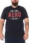 Camiseta Aeropostale Lettering Azul-Marinho - Marca Aeropostale