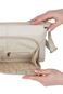 Bolsa de couro liso tiracolo Ninna Off-white - Marca Andrea Vinci