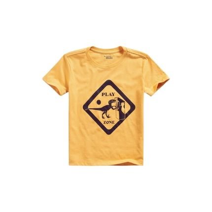 Camiseta Algodão Play Raptor Reserva Mini Amarelo - Marca Reserva Mini