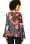 Blusa Tantan Floral Multicolorida - Marca Tantan