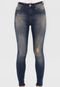 Calça Jeans Malwee Skinny Destroyed Azul - Marca Malwee