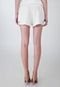 Short Canal Renda Off-white - Marca Canal