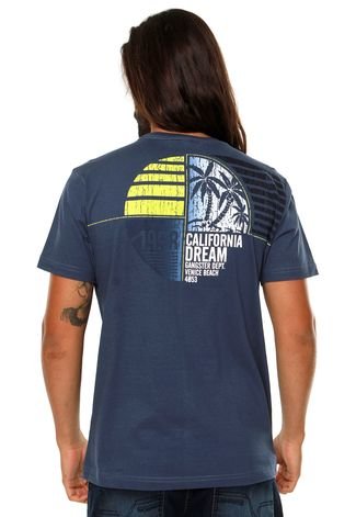 Camiseta Gangster California Dream Azul