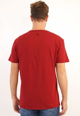 Camiseta Reserva Estampada Vermelha