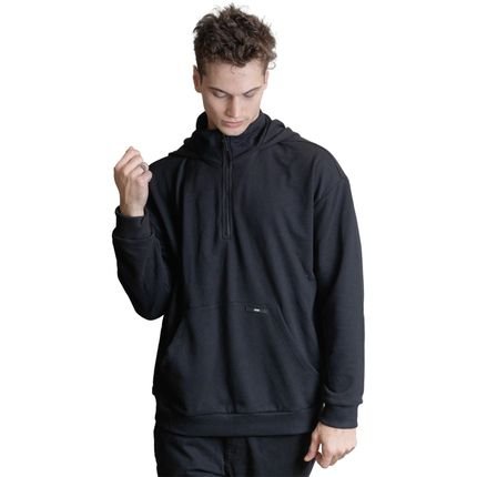 Moletom Forum Com Capuz Comfort Preto Masculino - Marca Forum