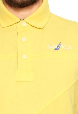 Camisa Polo Nautica Slim Amarela