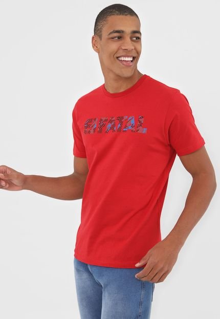 Camiseta Fatal Logo Vermelha - Marca Fatal