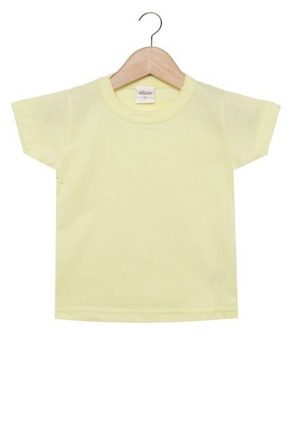 Camiseta Elian Infantil Lisa Amarela - Marca Elian