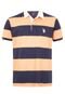 Camisa Polo U.S. Polo Stripe Laranja - Marca U.S. Polo