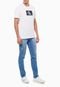 Camiseta Calvin Klein Jeans Logo Branca CKJM105-0900 - Marca Calvin Klein Jeans