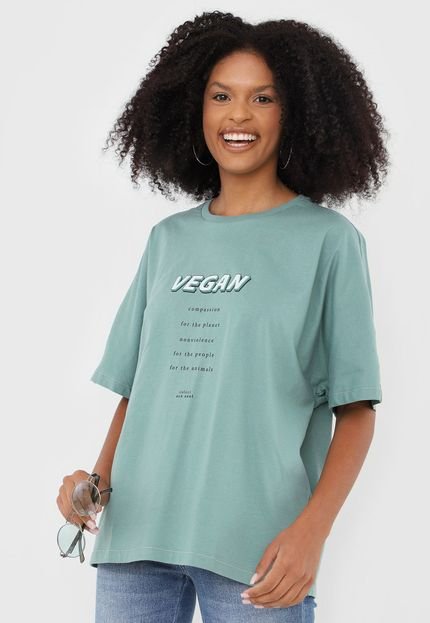 Camiseta Colcci Vegan Verde - Marca Colcci