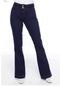 Calça Jeans Flare Azul Escura Sob com Elastano - Marca SOB