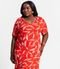 Vestido Feminino Plus Size Estampado Secret Glam Laranja - Marca Secret Glam