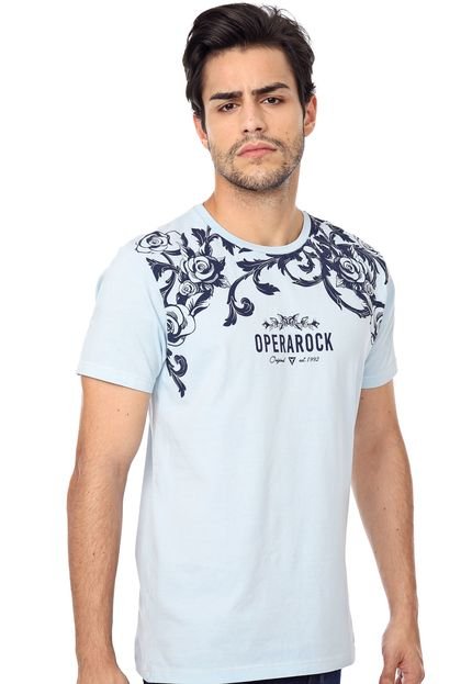 Camiseta Opera Rock Estampada Azul - Marca Opera Rock