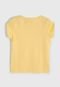 Blusa Carinhoso Infantil Logo Amarela - Marca Carinhoso