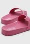 Chinelo Slide Colcci Logo Rosa - Marca Colcci