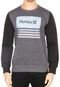 Moletom Flanelado Fechado Hurley Borderline Cinza - Marca Hurley