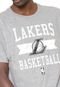 Camiseta NBA Los Angeles Lakers Cinza - Marca NBA