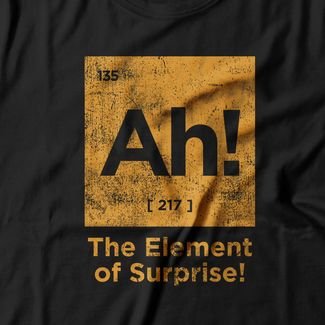 Camiseta Feminina Element Of Surprise - Preto