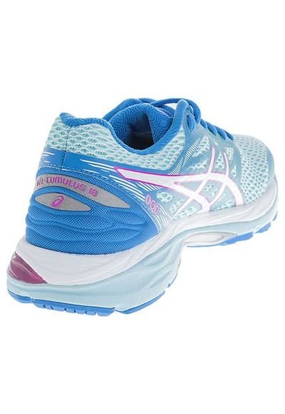Running Azul Blanco Rosa asics Gel Cumulus 18 Compra Ahora