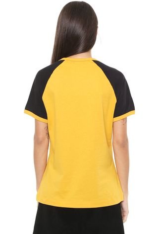 Camiseta Triton Estampada Amarela