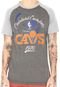 Camiseta NBA Raglan Retrô Cleveland Cavaliers Cinza - Marca NBA