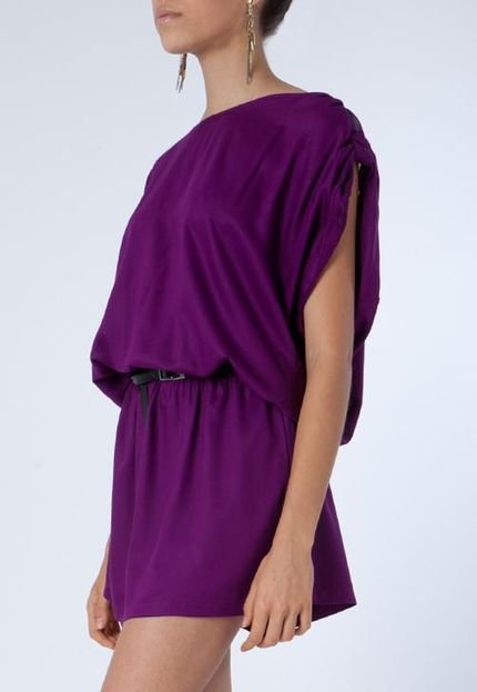 Vestido Colcci Loose Recorte Roxo - Marca Colcci